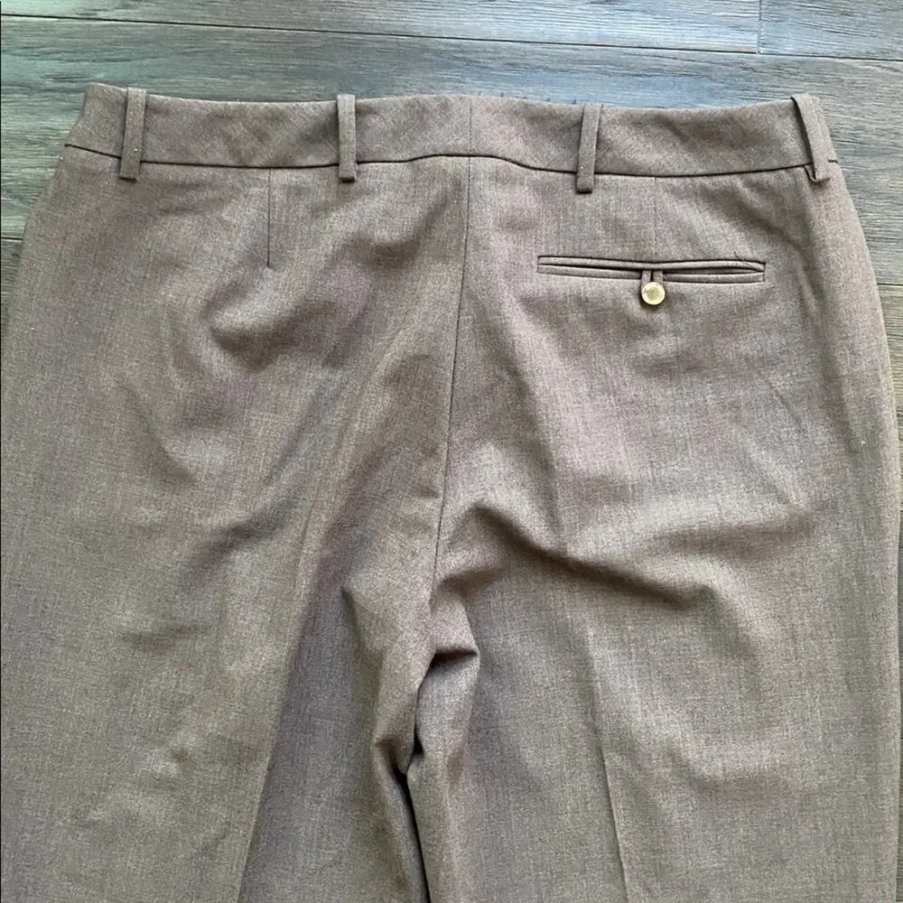 Calvin Klein Modern Fit Tan Trousers Womens Sz 10